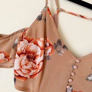 Off-the-Shoulder Floral Maxi Dress